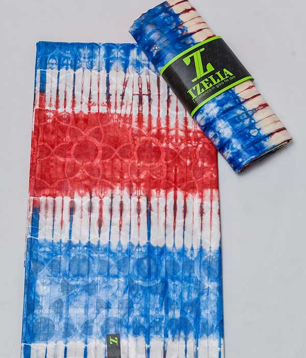 Genefyne Blue&Maroon Fabric